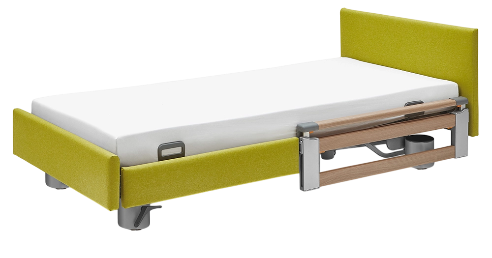 Wechselnde Bilder vom Regia Pflegebett